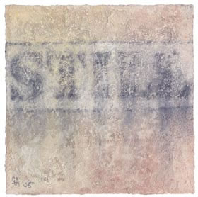 Gordon Aitcheson drawing/painting: Still IV chalk pastel